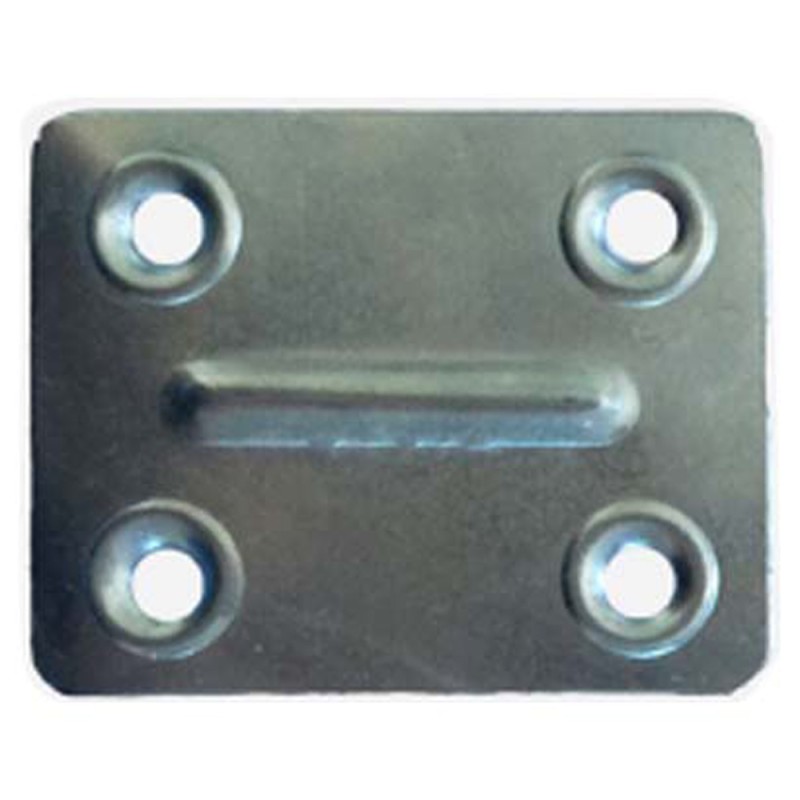 JM006 DOUBLE HOLE FLAT BRACE CORNER 50X40X1.2MM