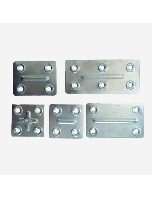 JM006 DOUBLE HOLE FLAT BRACE CORNER 87×40×1.2MM