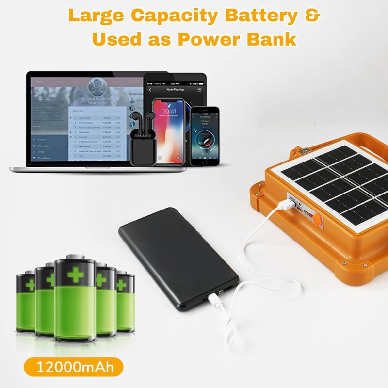 XL18-4 MULTIFUNCTIONAL SOLAR FLOOD LIGHT 300W