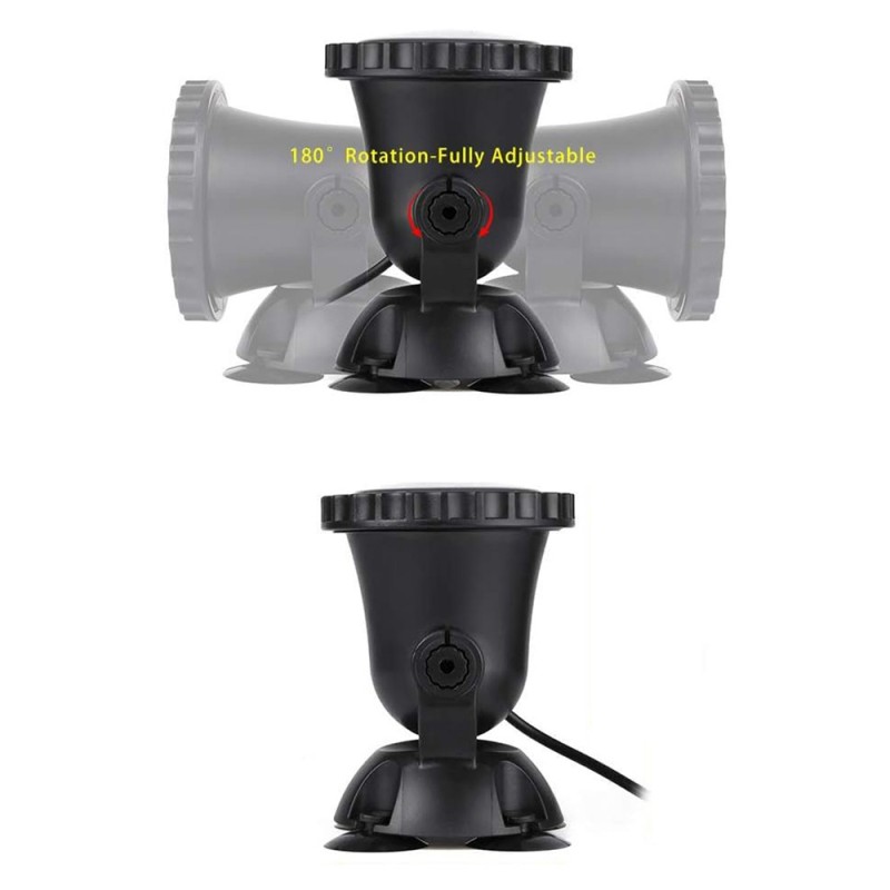 IZ-3604-8W طقم لمبة اوكسجين حوض سمك ضد الماء4 حبة مع ريموت