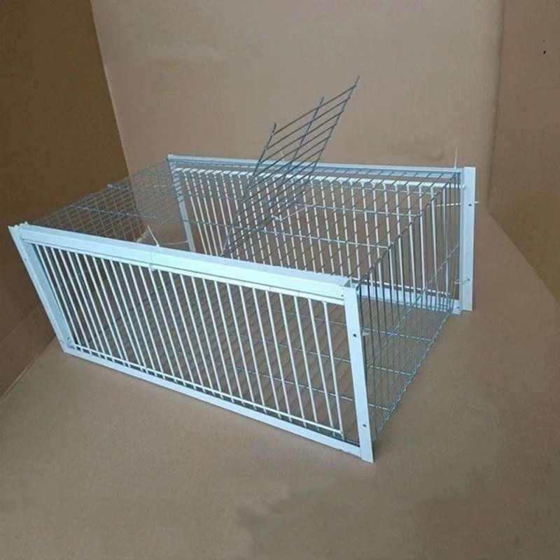 LM-17 100 X 60 X 26CM قفص مصيدة حمام 2باب
