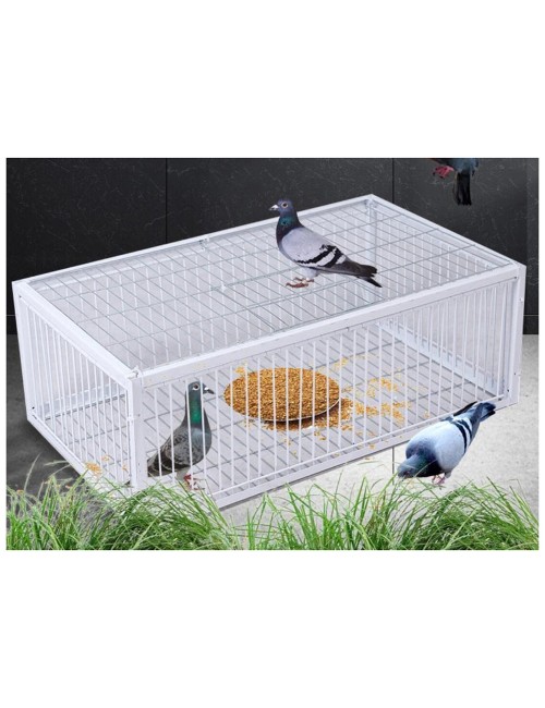 LM-17 100 X 60 X 26CM قفص مصيدة حمام 2باب