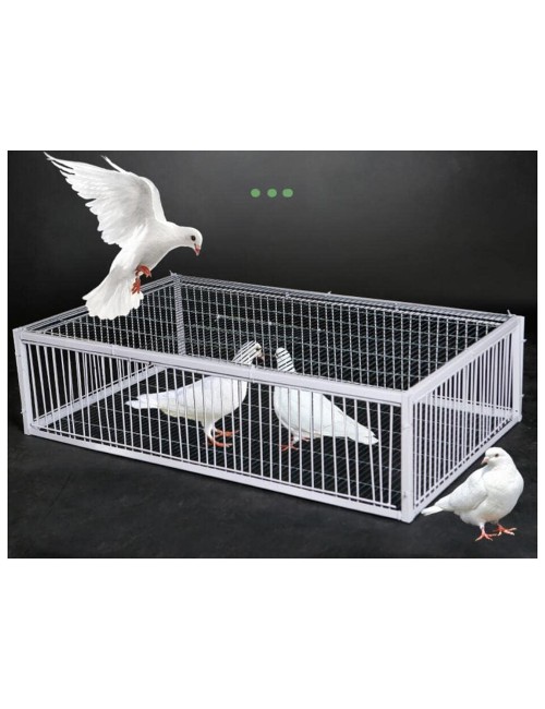 LM-17 100 X 60 X 26CM قفص مصيدة حمام 2باب