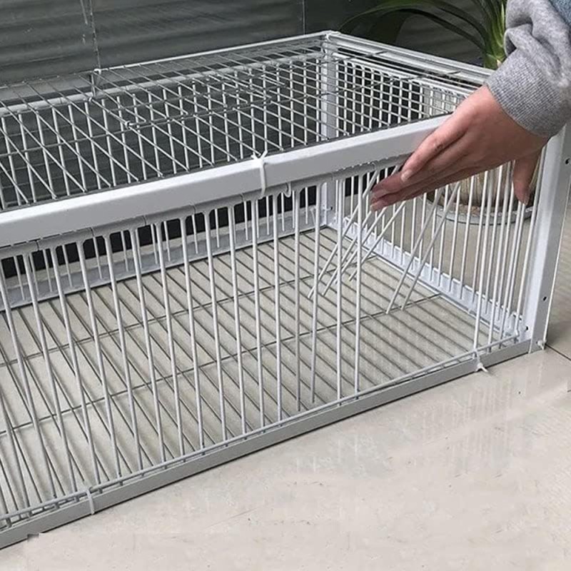 LM-17 100 X 60 X 26CM قفص مصيدة حمام 2باب