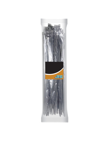 JAS NYLON CABLE TIE BLACK 3.6 X 370 MM 50PCS
