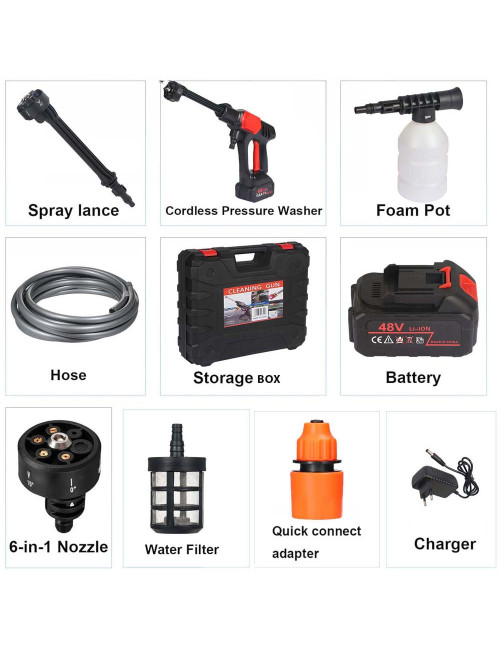 PORTABLE PRESSURE WASHER NEW 48V