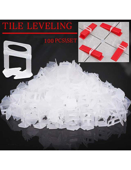 TILE LEVELING SYSTEM CLIPS 1.5MM 100PCS/BAG