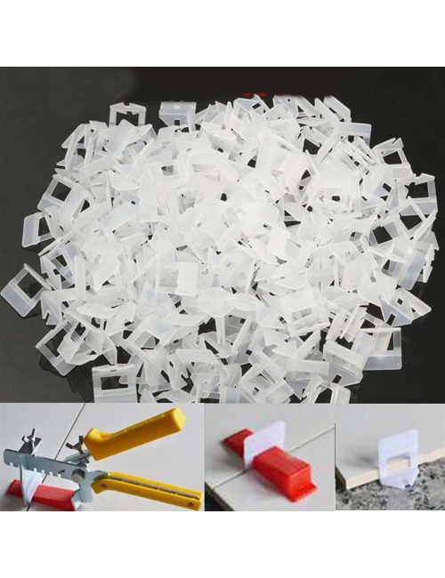 TILE LEVELING SYSTEM CLIPS 1.5MM 100PCS/BAG