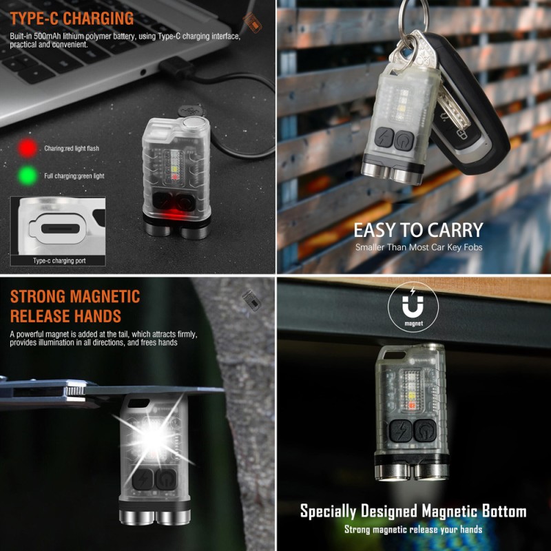 TW-1063 EDC MULTIFUNCTIONAL FLASH LIGHT 900 LUMENS