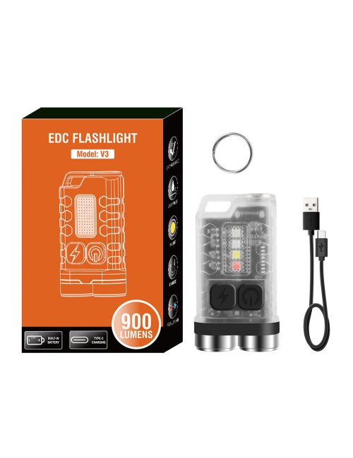 TW-1063 EDC MULTIFUNCTIONAL FLASH LIGHT 900 LUMENS
