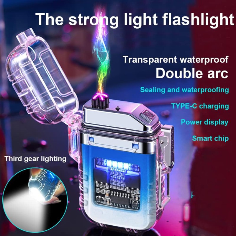 FLASH LIGHT WITH LIGHTER MULTICOLOR