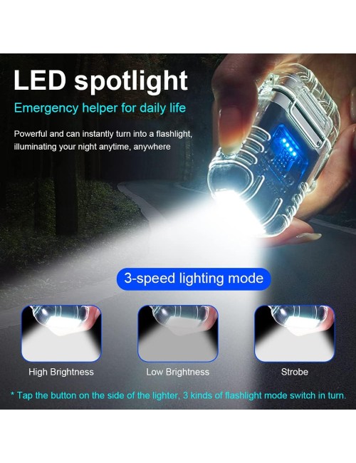 FLASH LIGHT WITH LIGHTER MULTICOLOR