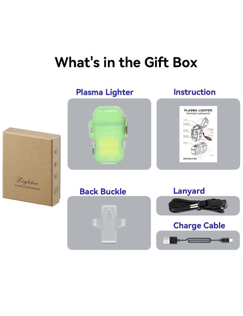 FLASH LIGHT WITH LIGHTER