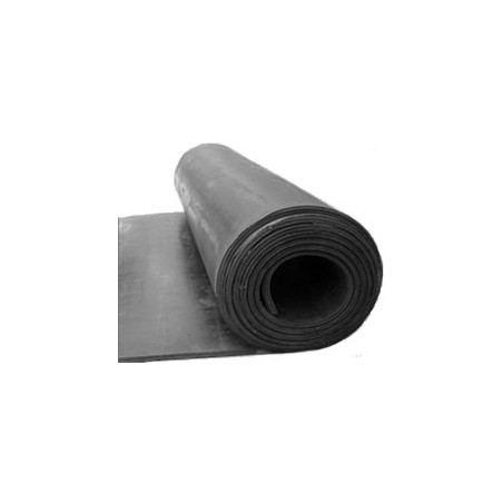 Black Rubber Sheet Plain 18MM x 0.77MTR x 25KG - CHN