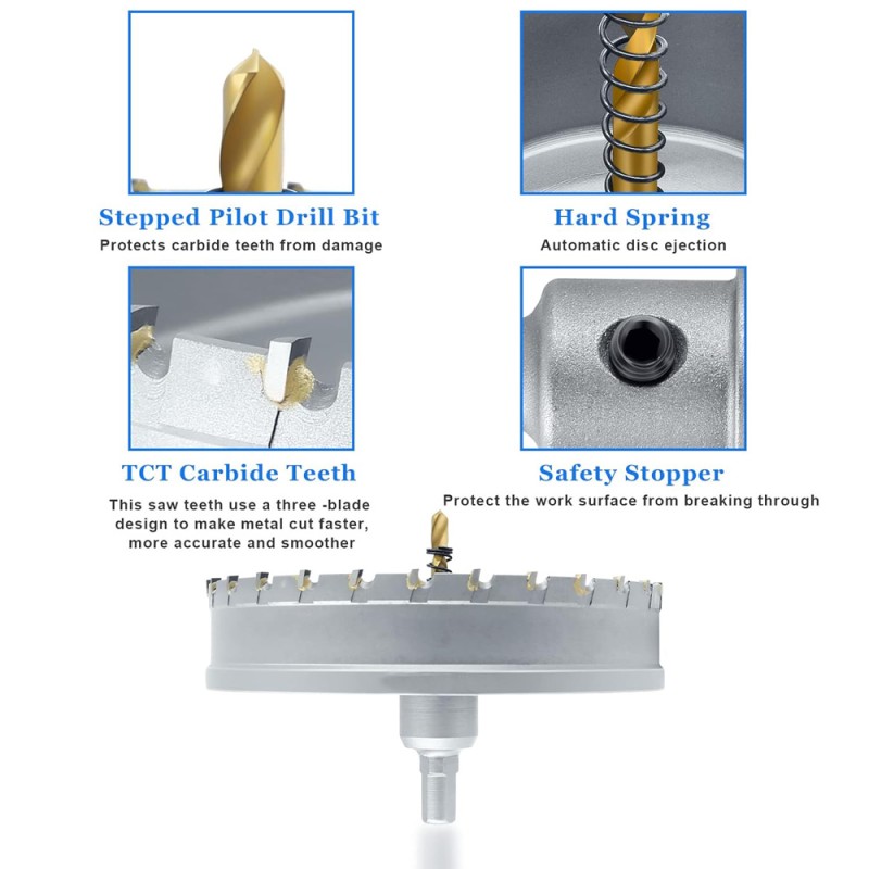 STAINLESS STEEL HOLESAW 110 MM