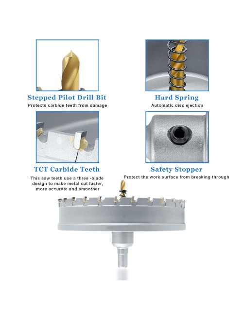 STAINLESS STEEL HOLESAW 110 MM