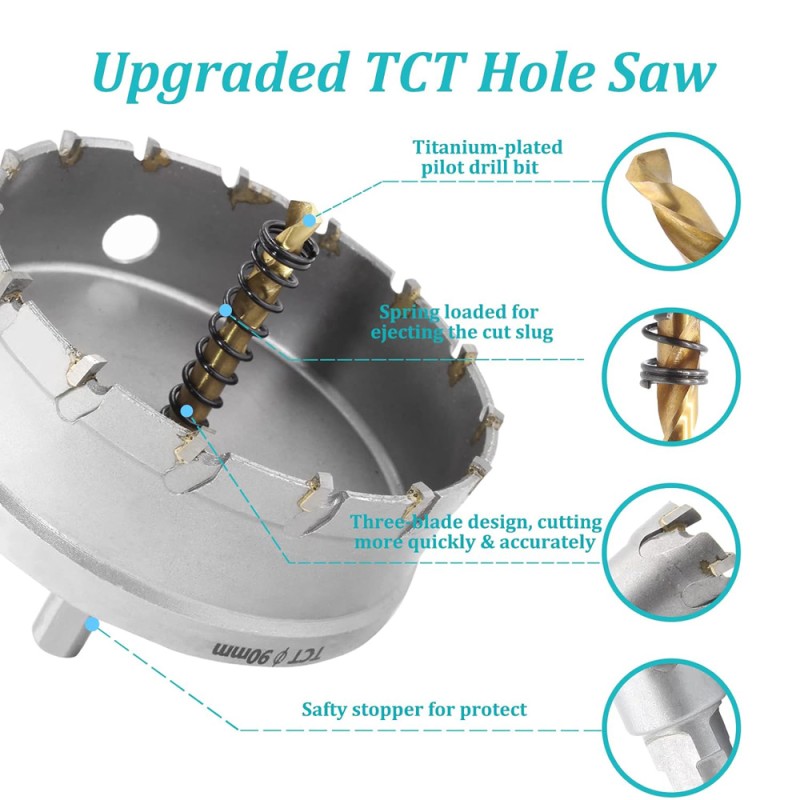 STAINLESS STEEL HOLESAW 100 MM