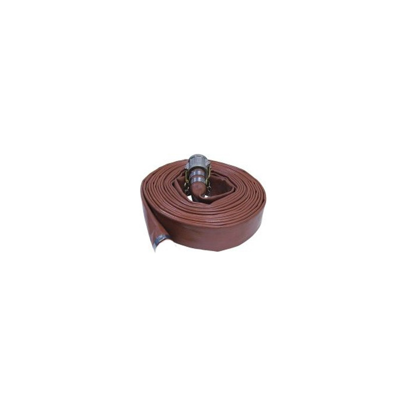 PVC Layflat Hose Brown ''8 x 100MTR x 6BAR - CHN