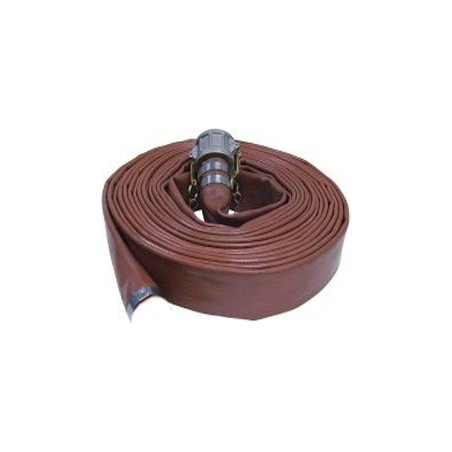 PVC Layflat Hose Brown ''8 x 100MTR x 6BAR - CHN