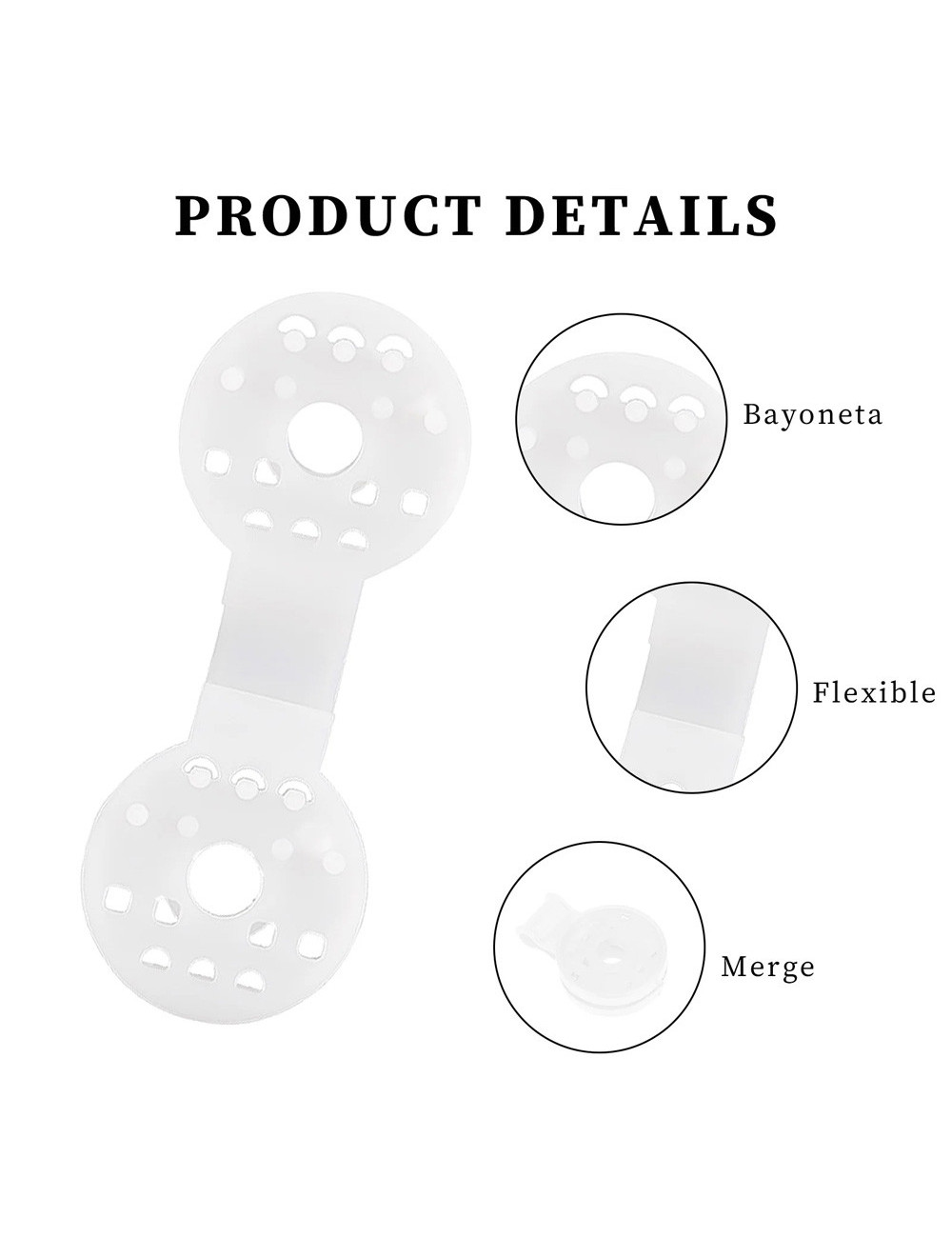 CM-005 SUNSHADE NET HOOK RETAINING WHITE