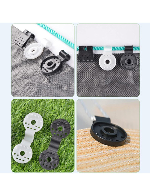 CM-005 SUNSHADE NET HOOK RETAINING WHITE