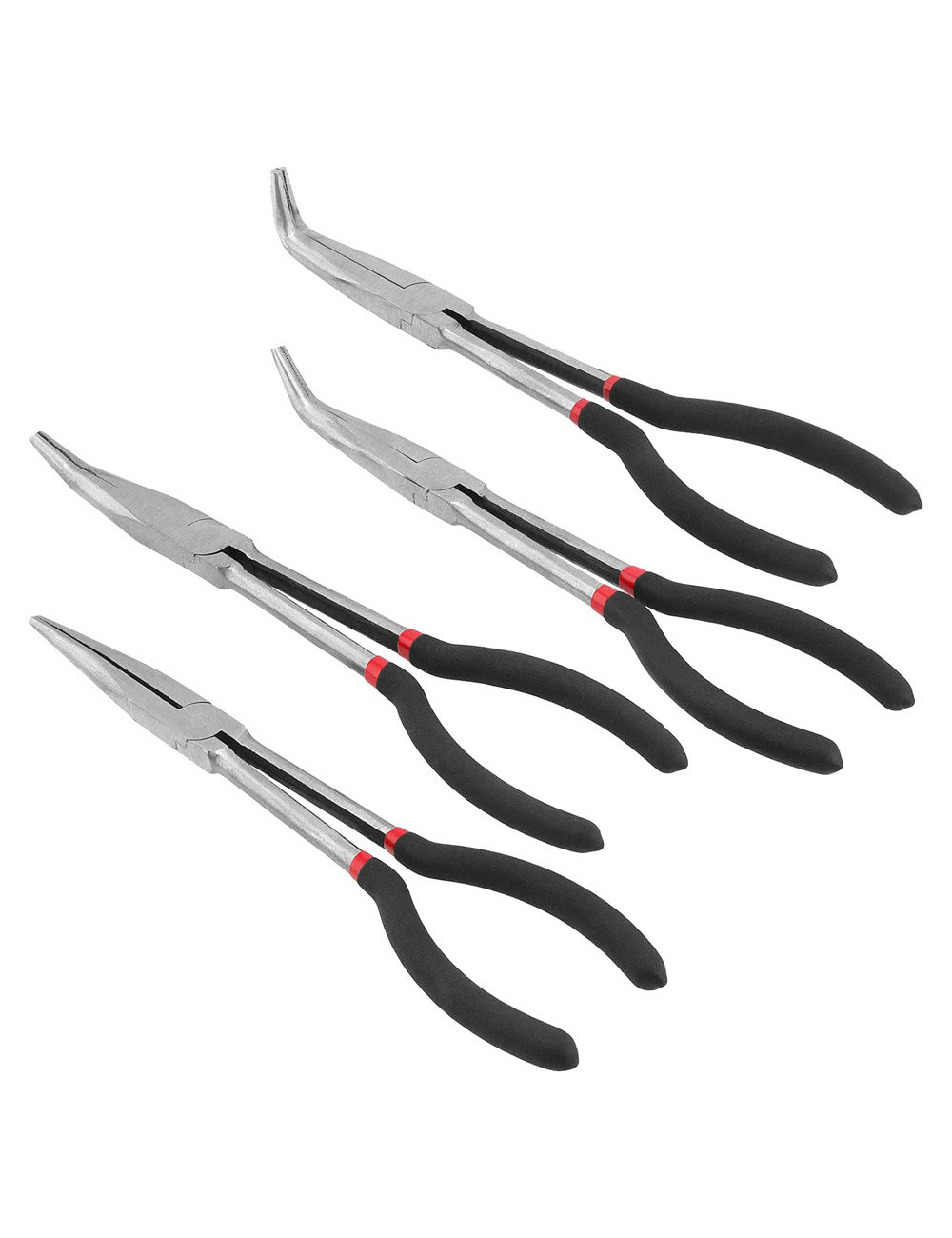 LONG NOISE PLIER 11" 4PCS/SET ( 0,30,45,90, )
