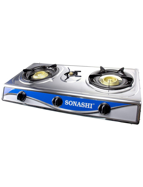 SONASHI SGB - 319S طباخ غاز استيل 3 عين