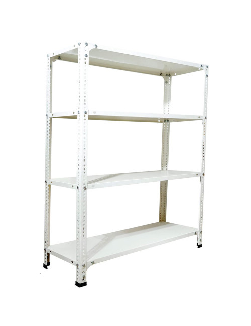 LM-02 SHELVES 90*50*180CM رف تخزين ابيض طقم كامل