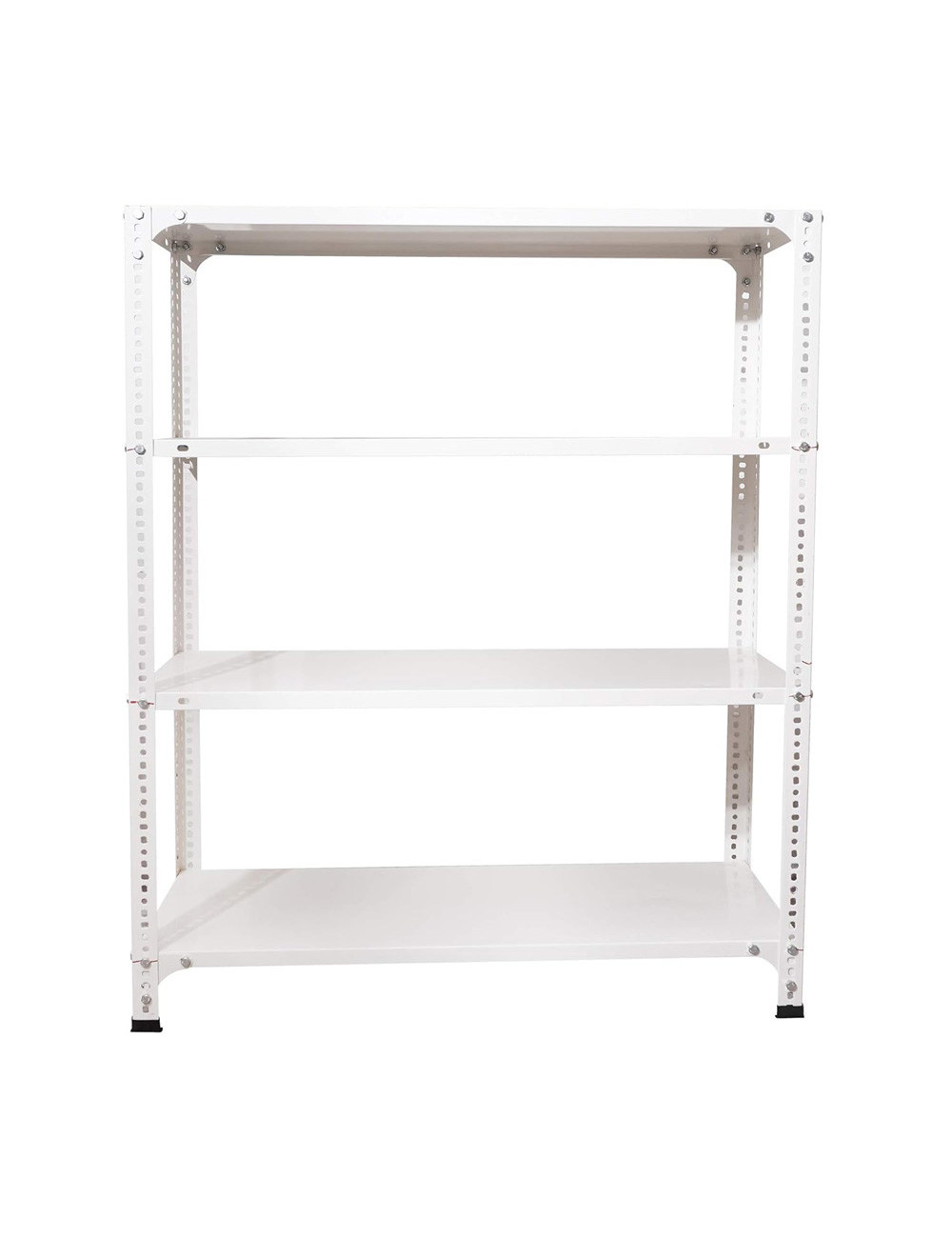 LM-02 SHELVES 90*50*180CM رف تخزين ابيض طقم كامل