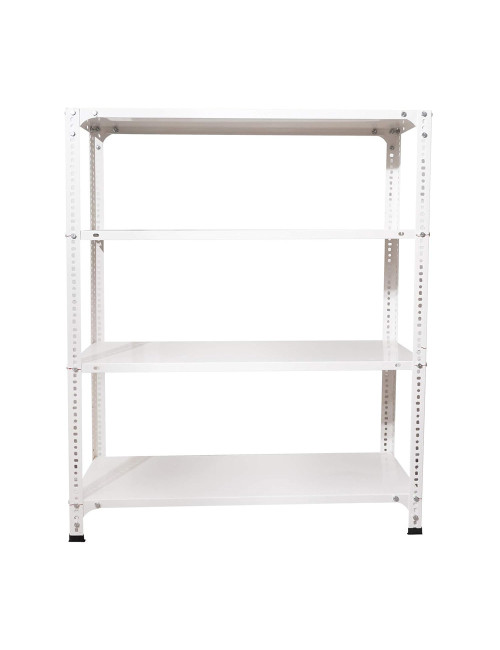 LM-02 SHELVES 90*50*180CM رف تخزين ابيض طقم كامل