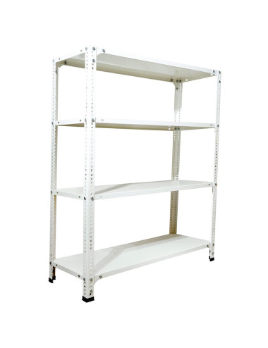 LM-08 120*60*180CM رف تخزين ابيض طقم كامل