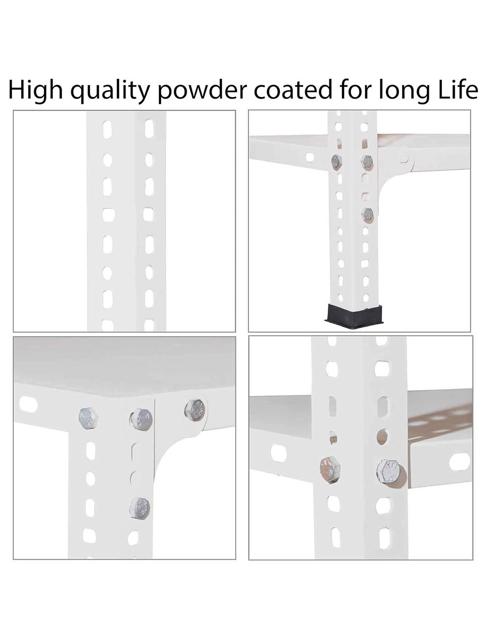 LM-11 100*30*200CM رف تخزين ابيض طقم كامل