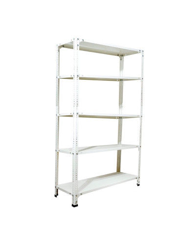 LM-13 100*50*200CM رف تخزين ابيض طقم كامل