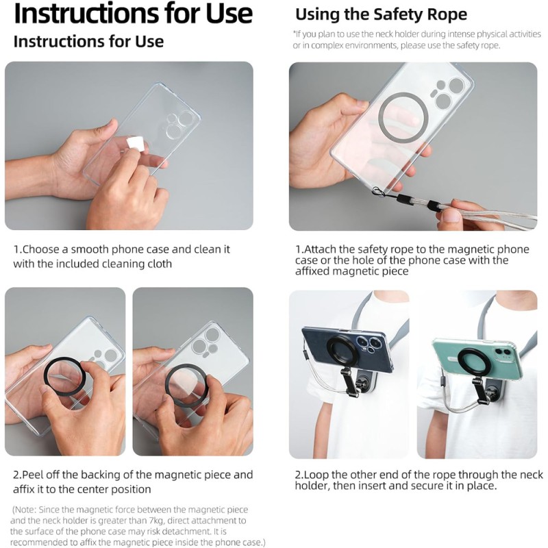 MNM-001 SMART PHONE MAGNETIC NECK HOLDER