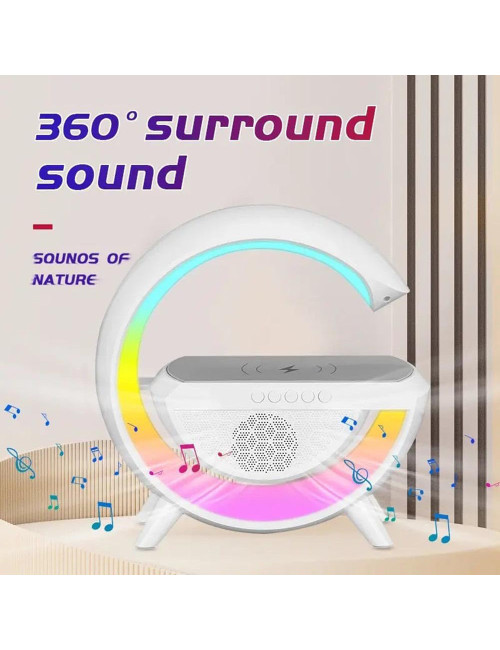 BT2301 LED WIRELESS CHARGING SPEAKER