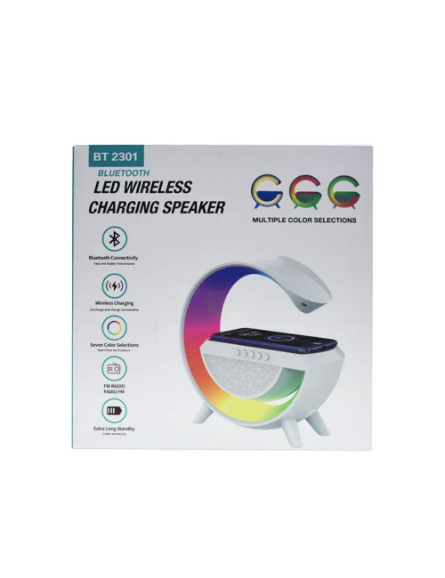 BT2301 LED WIRELESS CHARGING SPEAKER
