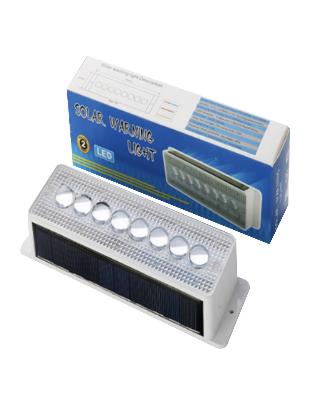 SOLAR WARNING LIGHT RED