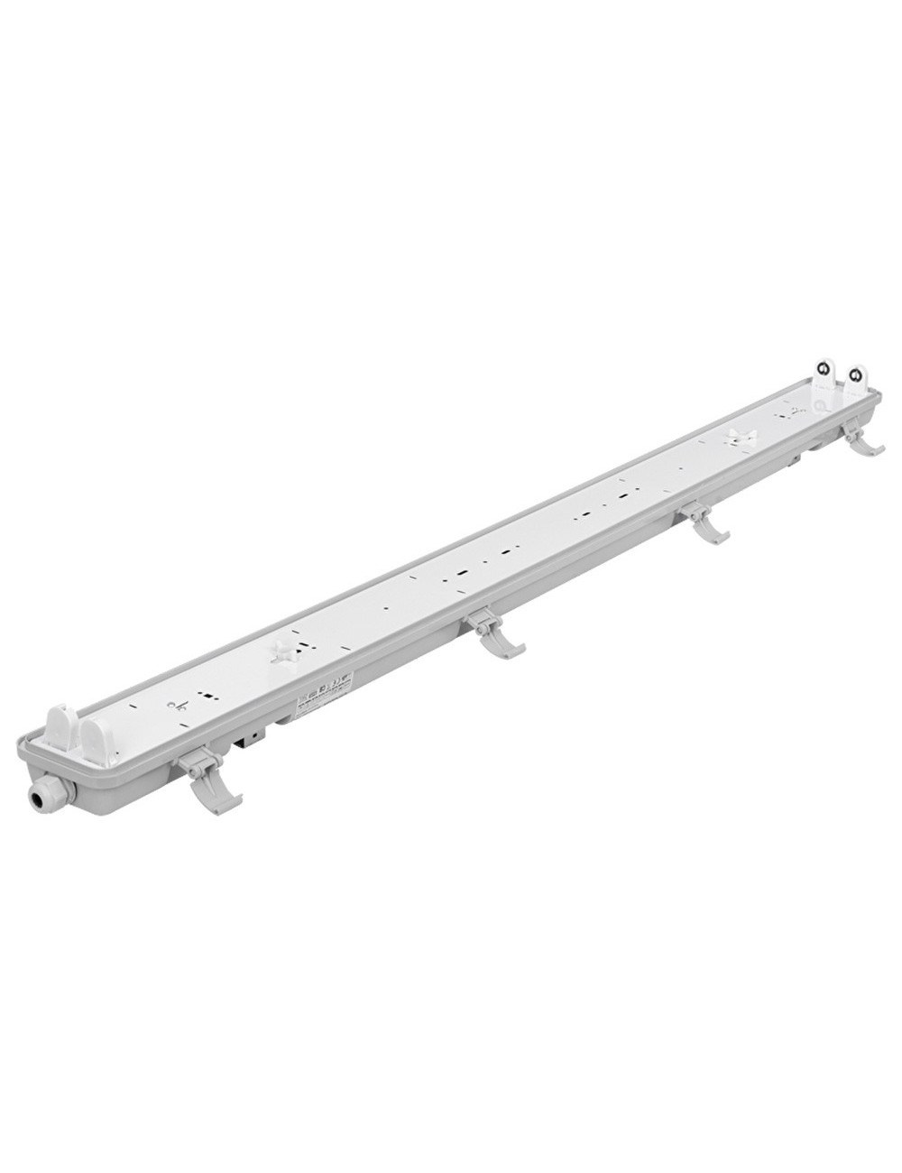 Weather Proof Fixture for 2xT8 120 CM, EMPTY, NO LIGHT SOURCE, L/N two side, 220-240V