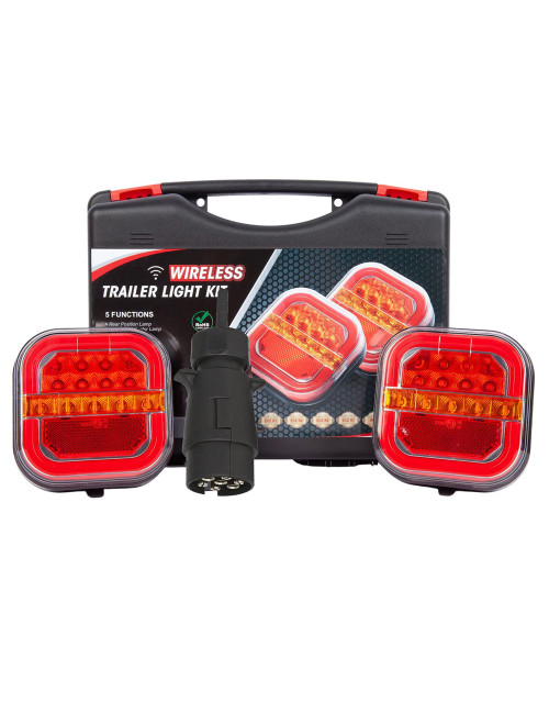 T28 WIRELESS TRAILER LIGHT KIT فلشر سيارة تحذيري موديل ياباني
