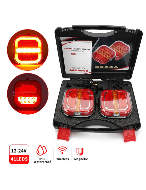 T28 WIRELESS TRAILER LIGHT KIT فلشر سيارة تحذيري موديل ياباني