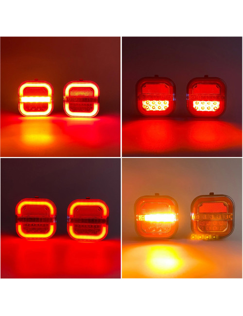 T28 WIRELESS TRAILER LIGHT KIT فلشر سيارة تحذيري موديل ياباني