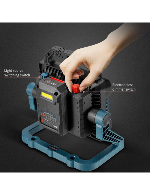 W8103A COB MULTIFUNTIONAL WORK COB LIGHT WHITE AND YELLOW