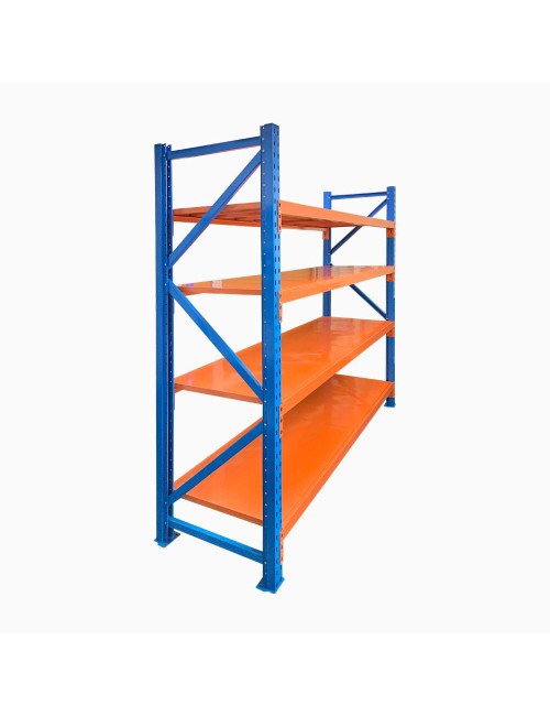 LONG SPAN SHELVING 155 X 60 X 250CM 4LEVEL H.D 0.9MM