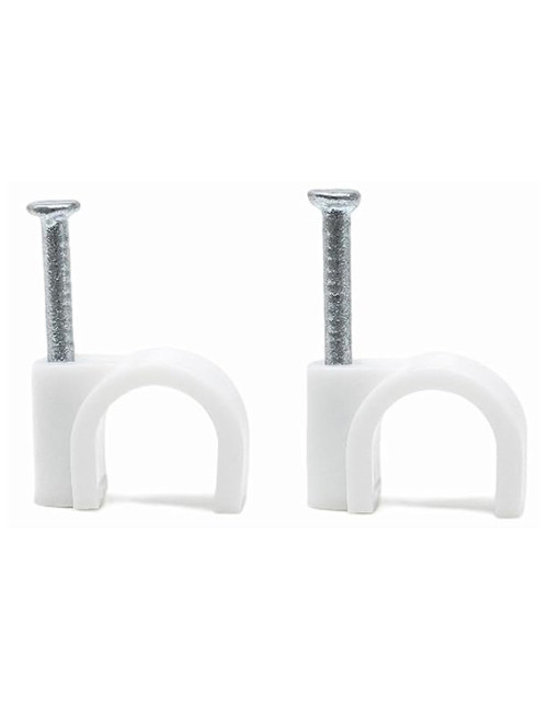 JAS CABLE CLIP WHITE 10 MM 50PCS
