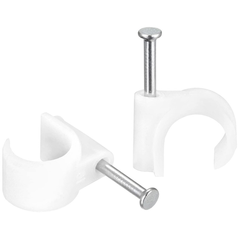 JAS CABLE CLIP WHITE 16 MM 50PCS