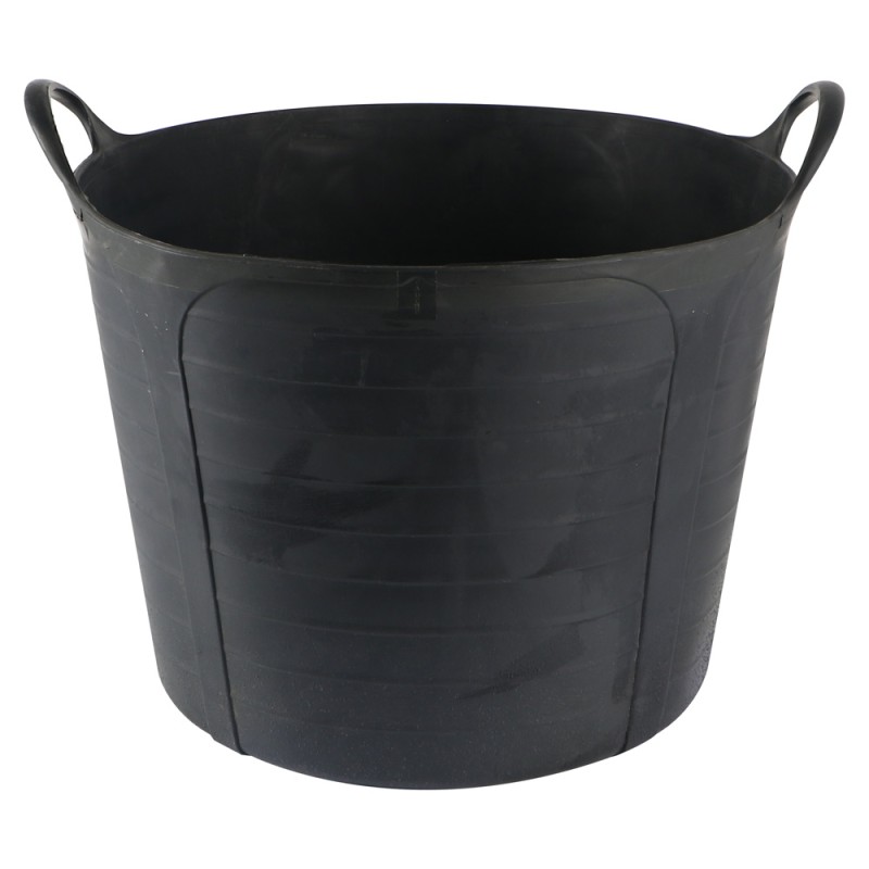 Black Natural Rubber Container 40L - SPAIN