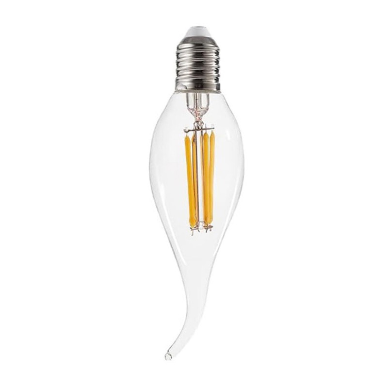 LED 4w 27k E14 Full glass pull candle