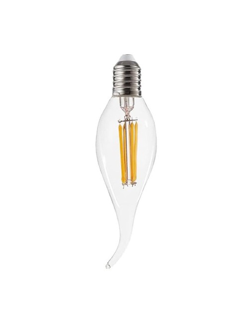 LED 4w 27k E14 Full glass pull candle