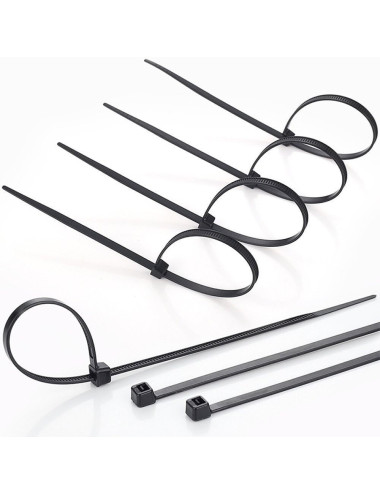 JAS NYLON CABLE TIE BLACK 2.5 X 100 MM 50PCS