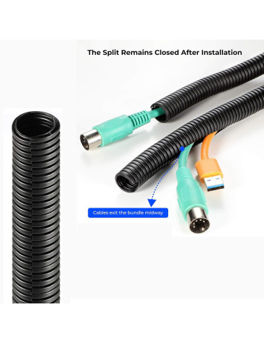 JAS PLASTIC FLEXIBLE PIPE BLACK 25 MM X 50 MTR